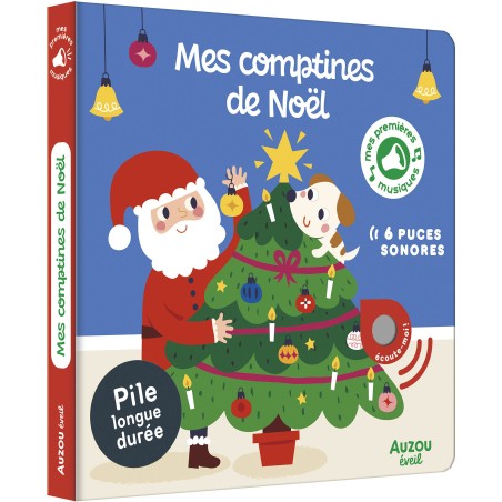 Mes premiers sonores : Mes comptines de noël - Auzou