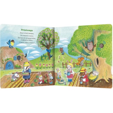 Mes premiers sonores - Les comptines des 4 saisons avec petite taupe - Auzou