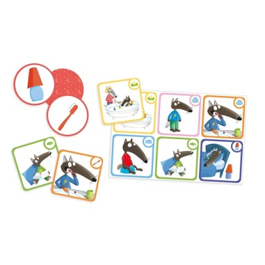 P'tit Loup - Le Jeu du Marchand de sable - Jeux de société - Auzou