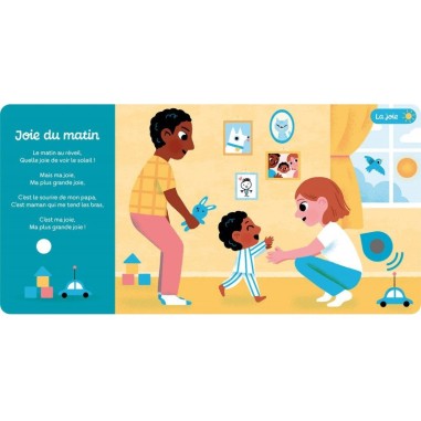 Mes comptines des émotions - Livre sonore - Auzou