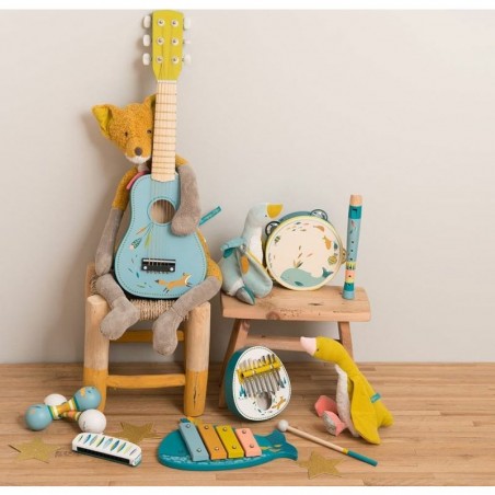 Xylophone pour enfant baleine - Le Voyage d'Olga - Moulin Roty