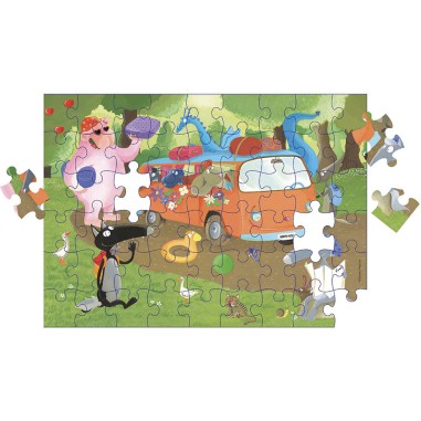 Ma boite puzzle du loup - 54 pieces - Auzou