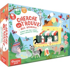 Cherche et Trouve - Les Animaux du Monde - Jeux enfants - Auzou