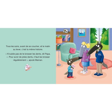 P'tit loup se brosse les dents - Auzou