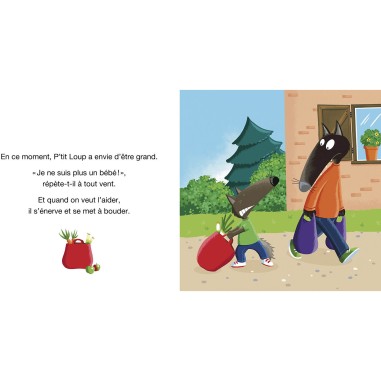 P'tit Loup veut tout faire comme un grand - Auzou