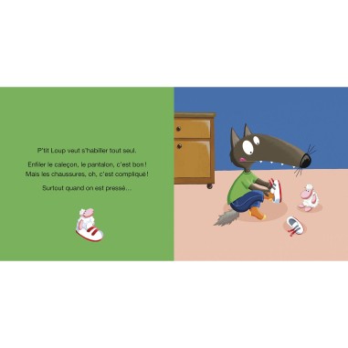 P'tit Loup veut tout faire comme un grand - Auzou