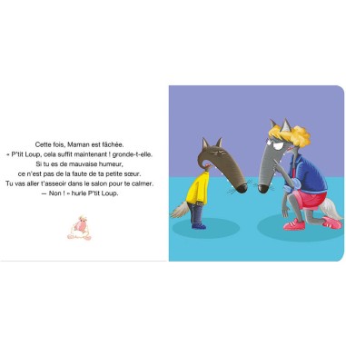 P'tit loup fait une colère - Auzou