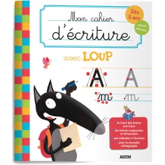 Mon cahier d'écriture avec loup - Auzou