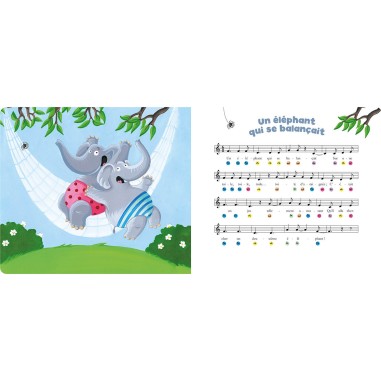 Mon livre piano - P'tit loup - Mes premieres comptines a jouer au piano - Auzou