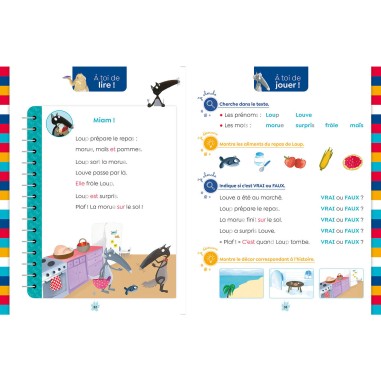 Ma méthode de lecture avec Loup - Auzou