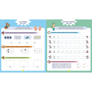 Les héros de 1re primaire - Mon cahier de calcul - Auzou