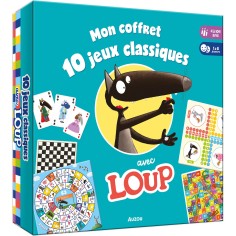 Mon Coffret 10 Jeux Classiques avec Loup - Auzou