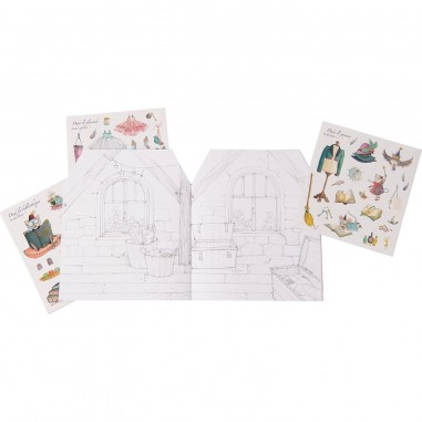 Carnet d'autocollants - Il etait une fois - Moulin Roty