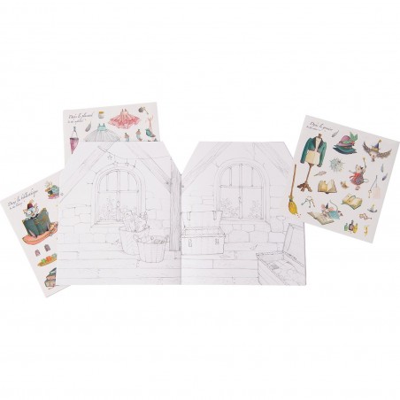 Carnet d'autocollants - Il etait une fois - Moulin Roty