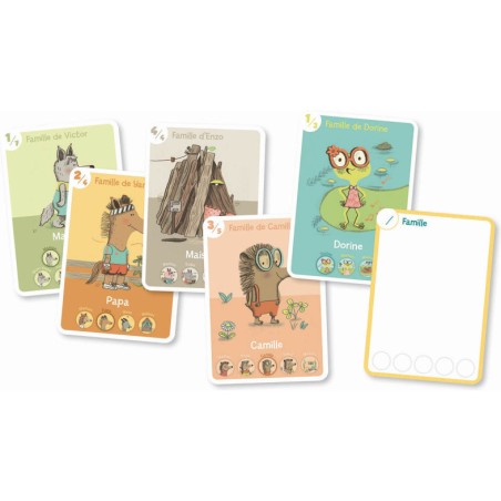 Jeu de 7 Familles de Camille - Jeux de société - Auzou