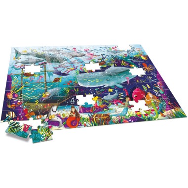 Mon puzzle du monde sous-marin - 100 pièces - Auzou