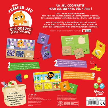 Mon Premier Jeu des Odeurs et des Couleurs - Jeux de société - Auzou