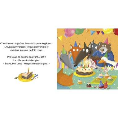 AU07266 - P'Tit Loup Fete Son Anniversaire - Auzou