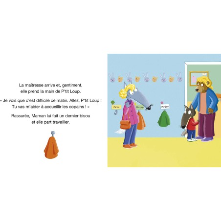 P'tit loup ne veut pas aller à l'école - Auzou