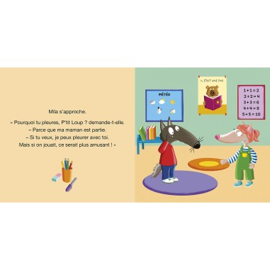 P'tit loup ne veut pas aller à l'école - Auzou