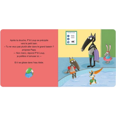 P'tit loup va a la piscine - Auzou