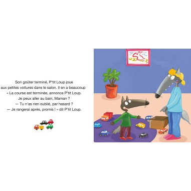 P'tit loup ne veut pas ranger - Auzou