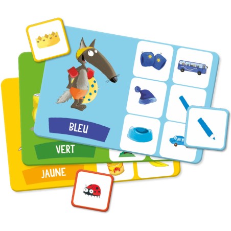 P'tit Loup - Le Loto des Couleurs - Jeux enfants - Auzou