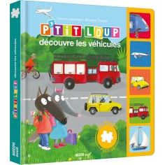 Mes premiers puzzles - P'tit loup découvre les véhicules - Auzou