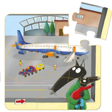 Mes premiers puzzles - P'tit loup découvre les véhicules - Auzou