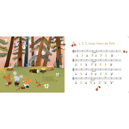 Mon livre piano - Mes toutes premières comptines au piano - Auzou