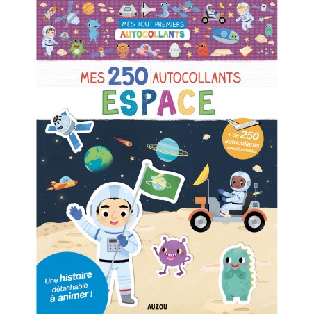Mes 250 autocollants espace - Auzou