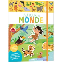 Mes tout premiers autocollants - Autour du monde - Auzou