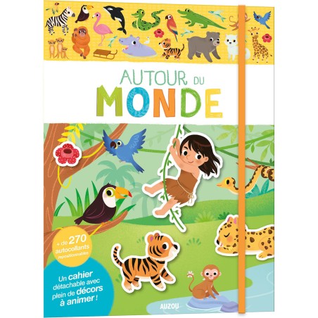 Mes tout premiers autocollants - Autour du monde - Auzou