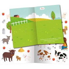 Mes tout premiers autocollants - La ferme - Auzou 2