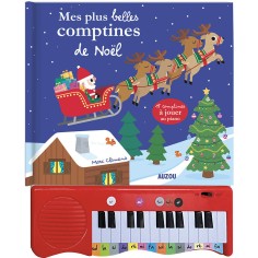 Mon livre piano - Mes plus belles comptines de noel. 15 comptines a jouer au piano - Auzou