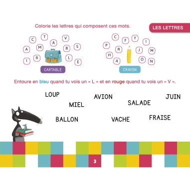 Ma grande section avec loup - Auzou