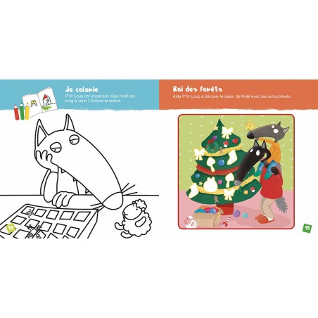 Mon cahier d'activités p'tit loup - Spécial noël - Auzou