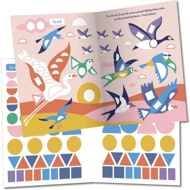 1000 gommettes formes - Nature - Auzou