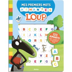 Mon aventure aimantée - Mes premiers mots aimantés loup - Auzou