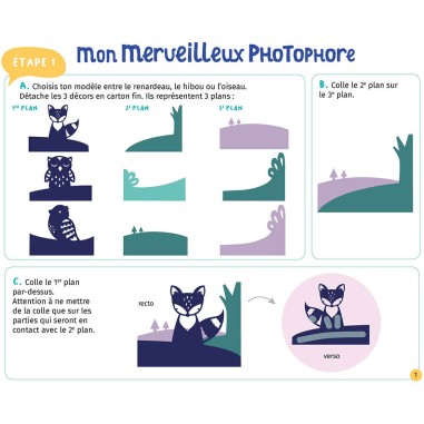 Mon coffret d'artiste - Mon merveilleux photophore en paper art - Auzou