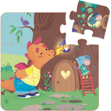 Mes premiers puzzles - Henri aime aider ses amis - Auzou