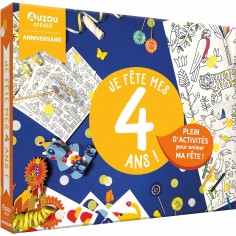 Mon coffret d'anniversaire je fête mes 4 ans - Auzou
