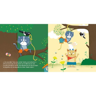 Mes premiers puzzles - Sacha joue a chat perche - Auzou