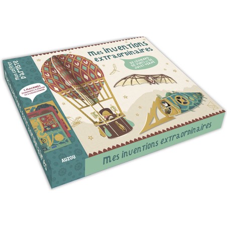 Mon coffret d'artiste - Mes inventions extraordinaires - Auzou