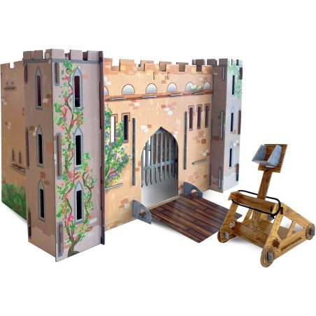 Mon fantastique château fort à construire - Auzou