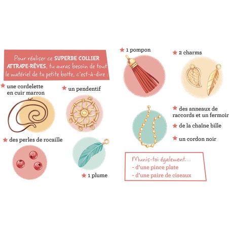 Mon superbe bijou - Mon joli collier attrape-reves - Auzou