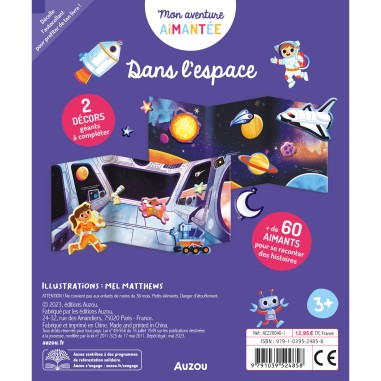 Mon aventure aimantée - Dans l'espace - Auzou