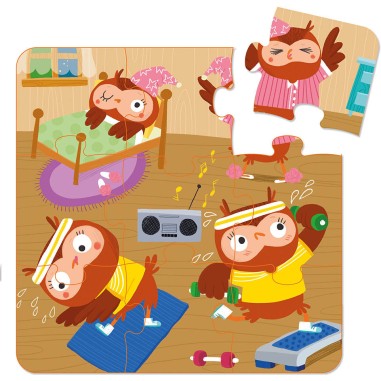 Mes premiers puzzles - Mes premiers puzzles - Mais qui réveille marilou ? - Auzou