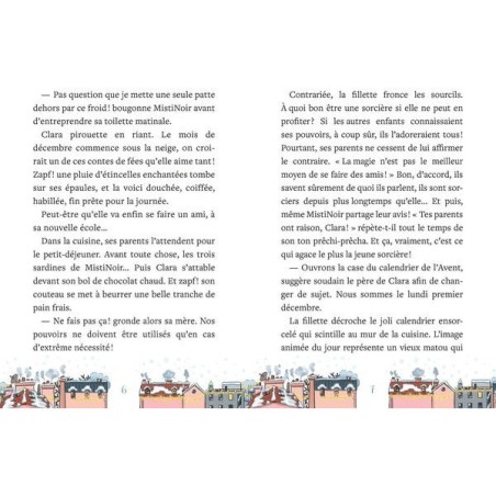 Roman de l'Avent Le Noël de Clara la petite sorcière - Auzou