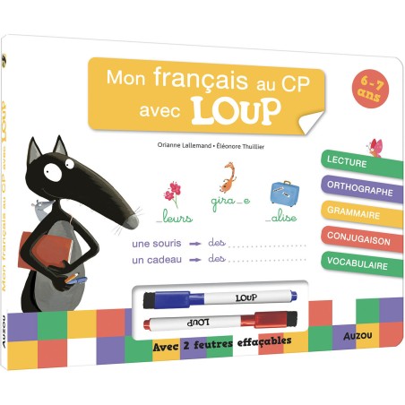 Mon français au cp avec loup - Auzou